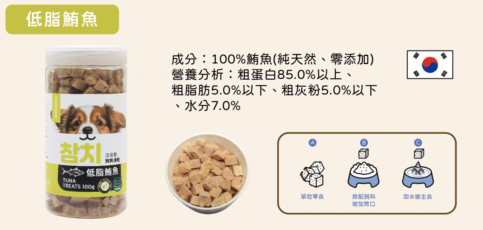 【汪洽普】狗狗凍乾零食系列